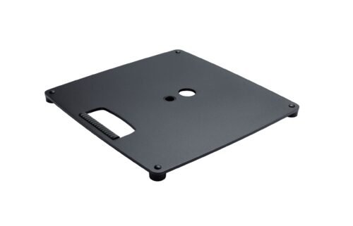 Konig & Meyer 26711 Base Plate S for Speaker Distance Rods, M20 Thread, Structured Black