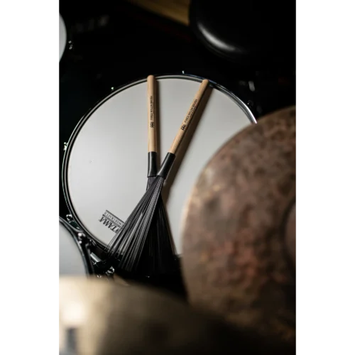 Meinl, Drum Brush, Fixed Nylon with Wooden Handle SB303 (2) Meinl, Drum Brush, Fixed Nylon with Wooden Handle SB303