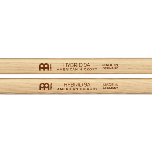 Meinl, Drumstick, Hybrid Hickory, Wood Tip -9A SB133 (4) Meinl, Drumstick, Hybrid Hickory, Wood Tip -9A SB133
