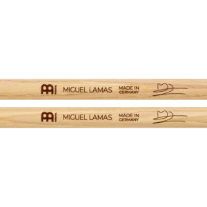 Meinl, Drumstick, Miguel Lamas Signature, American Hickory, Wood Tip SB622 (3) Meinl, Drumstick, Miguel Lamas Signature, American Hickory, Wood Tip SB622