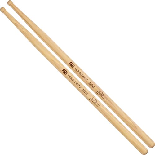 Meinl, Drumstick, Miguel Lamas Signature, American Hickory, Wood Tip SB622