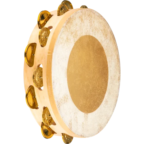 Meinl, Tambourine, Artisan Edition Series, Mixed Bronze Jingles, 2 Rows -10" AE-MTAH2BO