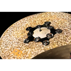 Meinl, Tambourine, Drummer Add-Ons, Super Flex, HiHat, Stainless Steel Jingles -9.5" SFHHT