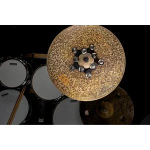 Meinl, Tambourine, Drummer Add-Ons, Super Flex, HiHat, Stainless Steel Jingles -9.5" SFHHT