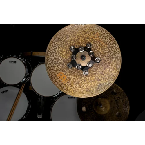Meinl, Tambourine, Drummer Add-Ons, Super Flex, HiHat, Stainless Steel Jingles -9.5" SFHHT