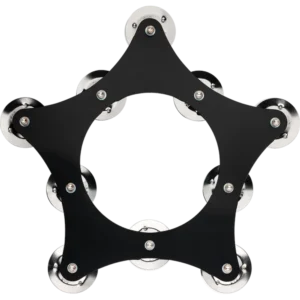 Meinl, Tambourine, Drummer Add-Ons, Super Flex, HiHat, Stainless Steel Jingles -9.5" SFHHT