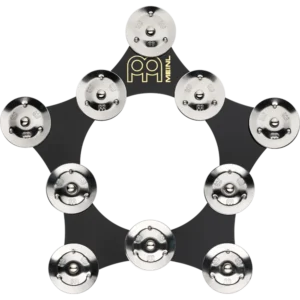 Meinl, Tambourine, Drummer Add-Ons, Super Flex, HiHat, Stainless Steel Jingles -9.5" SFHHT