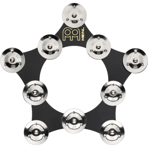 Meinl, Tambourine, Drummer Add-Ons, Super Flex, HiHat, Stainless Steel Jingles -9.5" SFHHT