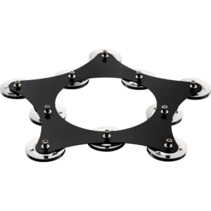 Meinl, Tambourine, Drummer Add-Ons, Super Flex, HiHat, Stainless Steel Jingles -9.5" SFHHT
