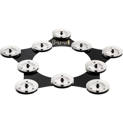 Meinl, Tambourine, Drummer Add-Ons, Super Flex, HiHat, Stainless Steel Jingles -9.5" SFHHT