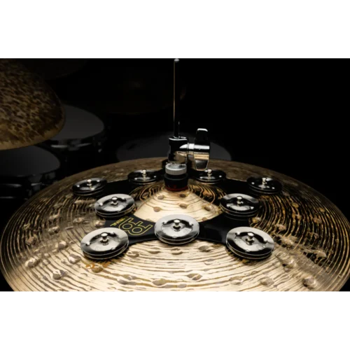 Meinl, Tambourine, Drummer Add-Ons, Super Flex, HiHat, Stainless Steel Jingles -9.5" SFHHT