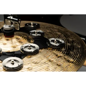 Meinl, Tambourine, Drummer Add-Ons, Super Flex, HiHat, Stainless Steel Jingles -9.5" SFHHT
