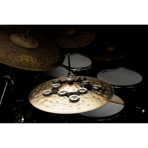 Meinl, Tambourine, Drummer Add-Ons, Super Flex, HiHat, Stainless Steel Jingles -9.5" SFHHT