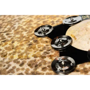 Meinl, Tambourine, Drummer Add-Ons, Super Flex, HiHat, Stainless Steel Jingles -9.5" SFHHT
