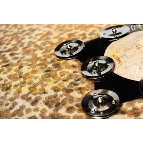 Meinl, Tambourine, Drummer Add-Ons, Super Flex, HiHat, Stainless Steel Jingles -9.5" SFHHT