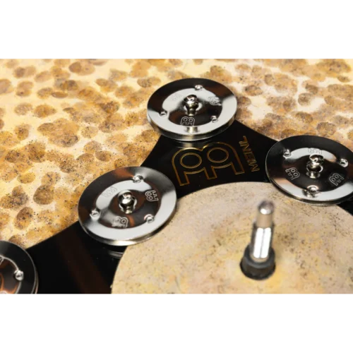 Meinl, Tambourine, Drummer Add-Ons, Super Flex, HiHat, Stainless Steel Jingles -9.5" SFHHT
