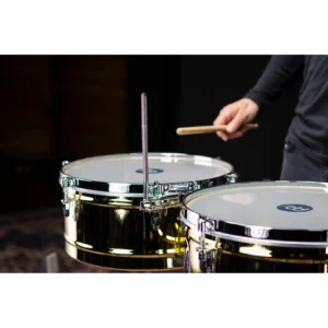 Meinl, Timbales, Marathon Series, 14(36cm) & 15(38cm) -Brass MTS1415B (1) Meinl, Timbales, Marathon Series, 14"(36cm) & 15"(38cm) -Brass MTS1415B