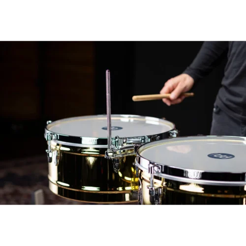 Meinl, Timbales, Marathon Series, 14(36cm) & 15(38cm) -Brass MTS1415B (1) Meinl, Timbales, Marathon Series, 14"(36cm) & 15"(38cm) -Brass MTS1415B