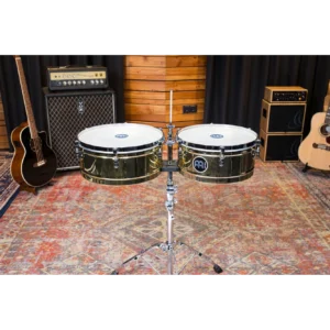Meinl, Timbales, Marathon Series, 14(36cm) & 15(38cm) -Brass MTS1415B (6) Meinl, Timbales, Marathon Series, 14"(36cm) & 15"(38cm) -Brass MTS1415B