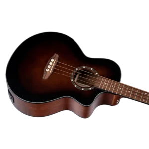 Ortega Classical Bass Guitar, Acoustic Bass Deep Series 7 -Mahogany Bourbone Fade D7CE-BFT-4 (11) Ortega Classical Bass Guitar, Acoustic Bass Deep Series 7 -Mahogany Bourbone Fade D7CE-BFT-4