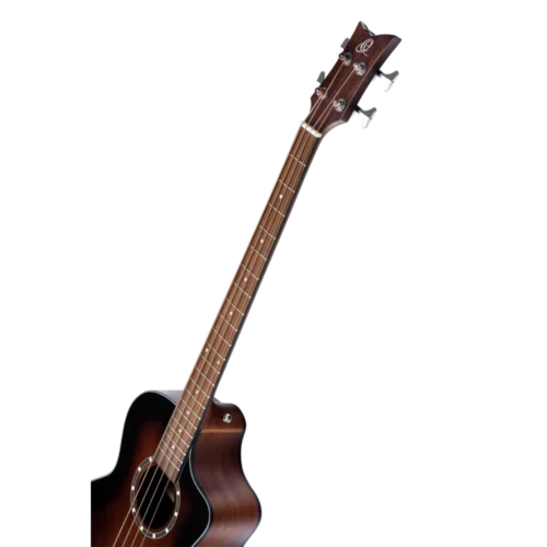 Ortega Classical Bass Guitar, Acoustic Bass Deep Series 7 -Mahogany Bourbone Fade D7CE-BFT-4 (12) Ortega Classical Bass Guitar, Acoustic Bass Deep Series 7 -Mahogany Bourbone Fade D7CE-BFT-4