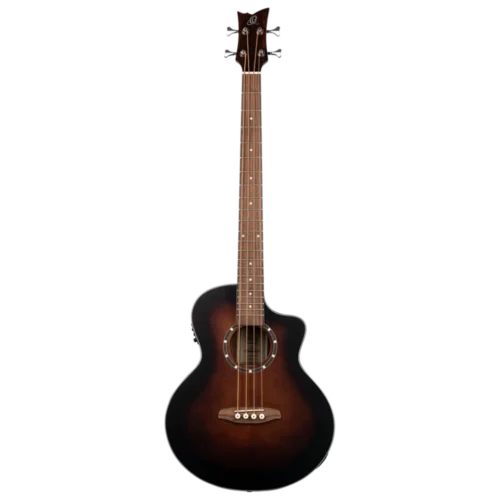 Ortega Classical Bass Guitar, Acoustic Bass Deep Series 7 -Mahogany Bourbone Fade D7CE-BFT-4 (17) Ortega Classical Bass Guitar, Acoustic Bass Deep Series 7 -Mahogany Bourbone Fade D7CE-BFT-4
