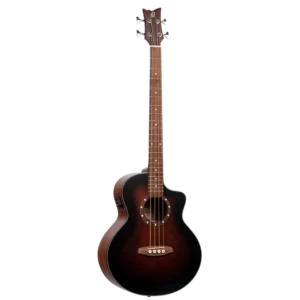 Ortega Classical Bass Guitar, Acoustic Bass Deep Series 7 -Mahogany Bourbone Fade D7CE-BFT-4 (18) Ortega Classical Bass Guitar, Acoustic Bass Deep Series 7 -Mahogany Bourbone Fade D7CE-BFT-4