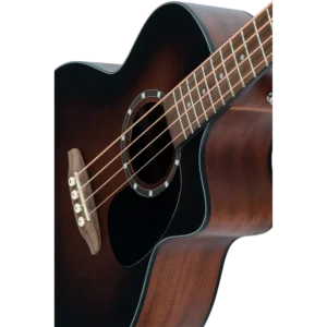 Ortega Classical Bass Guitar, Acoustic Bass Deep Series 7 -Mahogany Bourbone Fade D7CE-BFT-4 (2) Ortega Classical Bass Guitar, Acoustic Bass Deep Series 7 -Mahogany Bourbone Fade D7CE-BFT-4
