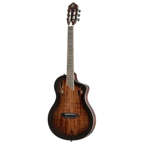 Ortega Classical Electric Guitar, TourPlayer Series, with Bag -Acacia Burst RTPDLX-ACA (17) Ortega Classical Electric Guitar, TourPlayer Series, with Bag -Acacia Burst RTPDLX-ACA