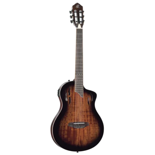 Ortega Classical Electric Guitar, TourPlayer Series, with Bag -Acacia Burst RTPDLX-ACA