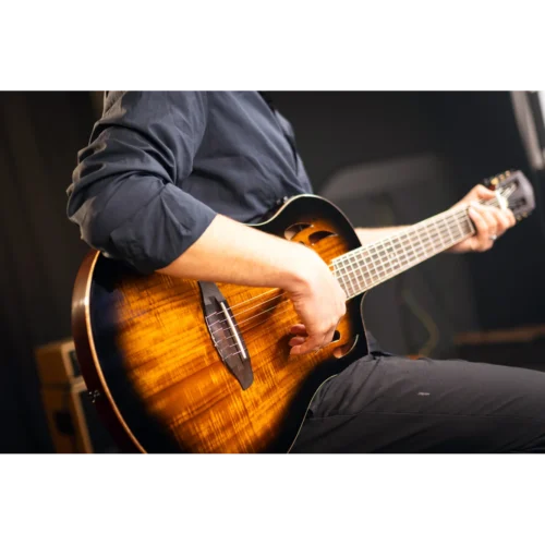 Ortega Classical Electric Guitar, TourPlayer Series, with Bag -Acacia Burst RTPDLX-ACA (2) Ortega Classical Electric Guitar, TourPlayer Series, with Bag -Acacia Burst RTPDLX-ACA