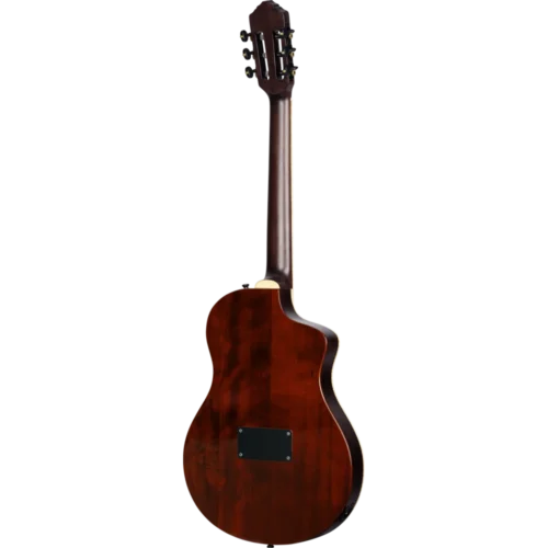 Ortega Classical Electric Guitar, TourPlayer Series, with Bag, Acacia Gloss Burst, RTPDLX-ACA-L (12) Ortega Classical Electric Guitar, TourPlayer Series, with Bag, Acacia Gloss Burst, RTPDLX-ACA-L