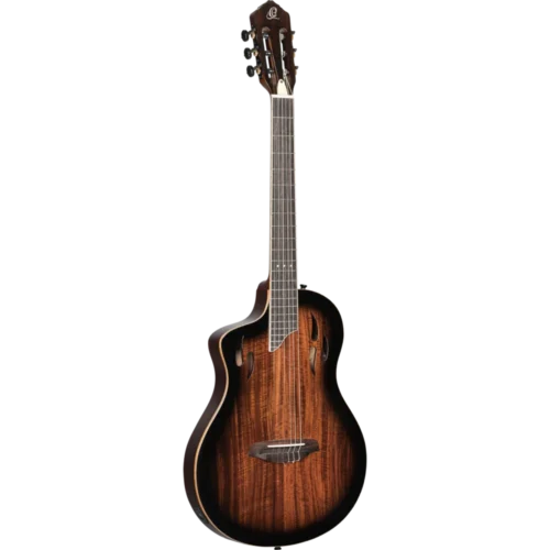 Ortega Classical Electric Guitar, TourPlayer Series, with Bag, Acacia Gloss Burst, RTPDLX-ACA-L (14) Ortega Classical Electric Guitar, TourPlayer Series, with Bag, Acacia Gloss Burst, RTPDLX-ACA-L