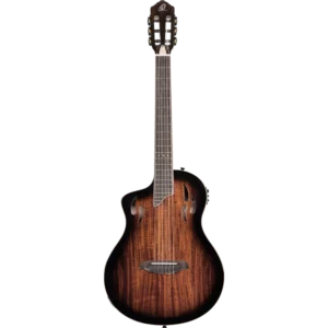 Ortega Classical Electric Guitar, TourPlayer Series, with Bag, Acacia Gloss Burst, RTPDLX-ACA-L (15) Ortega Classical Electric Guitar, TourPlayer Series, with Bag, Acacia Gloss Burst, RTPDLX-ACA-L