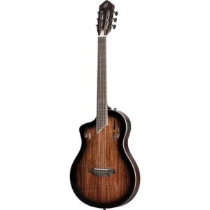 Ortega Classical Electric Guitar, TourPlayer Series, with Bag, Acacia Gloss Burst, RTPDLX-ACA-L (16) Ortega Classical Electric Guitar, TourPlayer Series, with Bag, Acacia Gloss Burst, RTPDLX-ACA-L