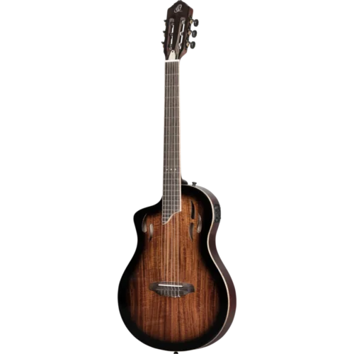 Ortega Classical Electric Guitar, TourPlayer Series, with Bag, Acacia Gloss Burst, RTPDLX-ACA-L