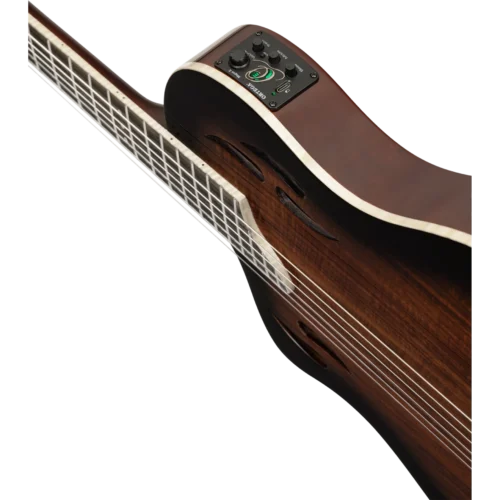 Ortega Classical Electric Guitar, TourPlayer Series, with Bag, Acacia Gloss Burst, RTPDLX-ACA-L (7) Ortega Classical Electric Guitar, TourPlayer Series, with Bag, Acacia Gloss Burst, RTPDLX-ACA-L