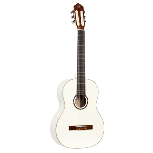 Ortega Classical Guitar, Family Series, with Bag -Mahogany White R121WH