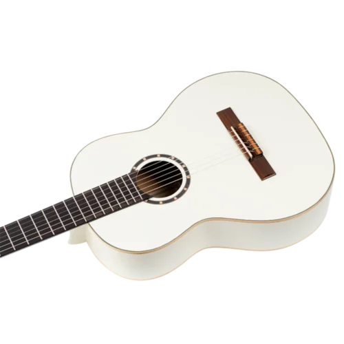 Ortega Classical Guitar, Family Series, with Bag -Mahogany White R121WH