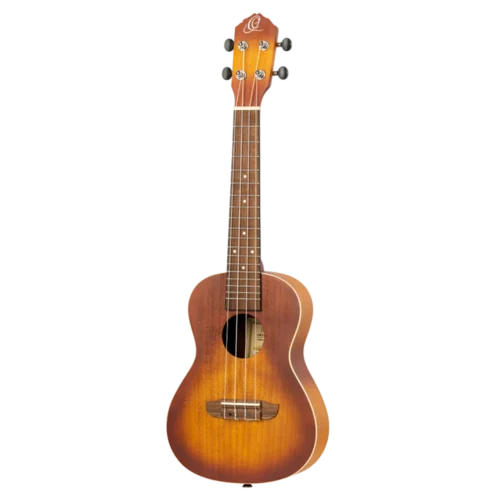 Ortega Ukulele, Concert, Earth Series -Okoume Dawn Sunburst RUDAWN