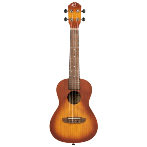 Ortega Ukulele, Concert, Earth Series -Okoume Dawn Sunburst RUDAWN