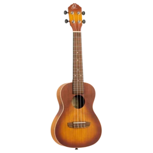 Ortega Ukulele, Concert, Earth Series -Okoume Dawn Sunburst RUDAWN