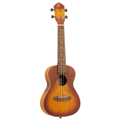 Ortega Ukulele, Concert, Earth Series -Okoume Dawn Sunburst RUDAWN