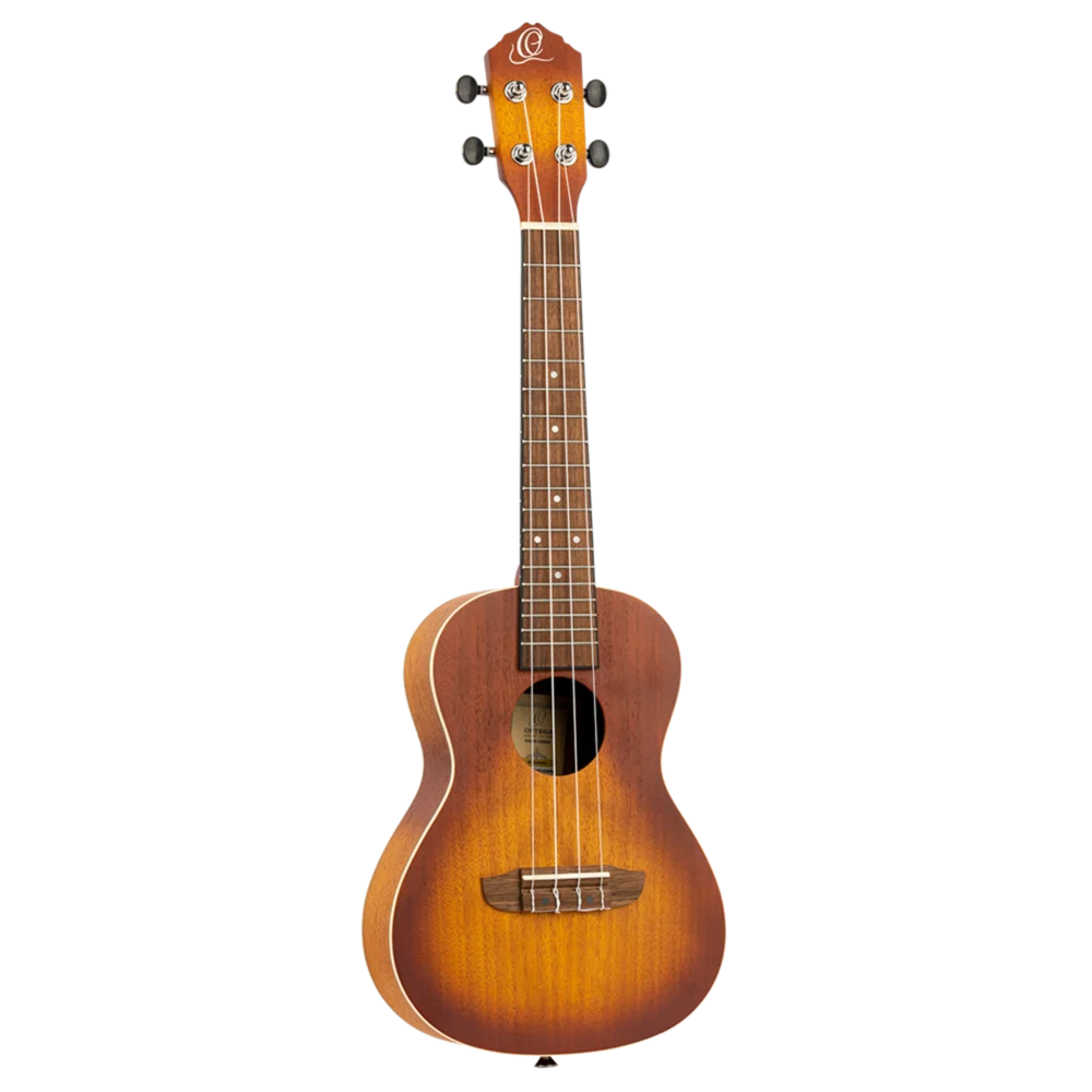 Ortega Ukulele, Concert, Earth Series -Okoume Dawn Sunburst RUDAWN