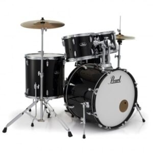 Pearl Acoustic Drum Set, 5 Pcs, Roadshow, WStands & Cymbals -Jet Black RS525SCC (35) Pearl Acoustic Drum Set, 5 Pcs, Roadshow, W/Stands & Cymbals -Jet Black RS525SC/C (31)