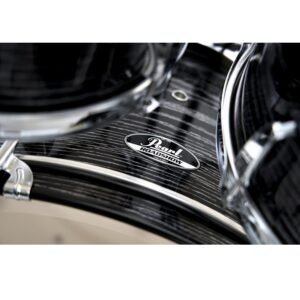 Pearl Acoustic Drum Set, 5 Pcs, Roadshow, with Stands & Cymbals -Midnight Chrome Vortex RS525SCC (802) Pearl Acoustic Drum Set, 5 Pcs, Roadshow, with Stands & Cymbals -Midnight Chrome Vortex RS525SC/C (801)