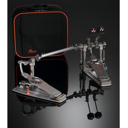 Pearl Bass Drum Pedal Eliminator Demon Drive Twin Pedal, Complete Set, P-3002D