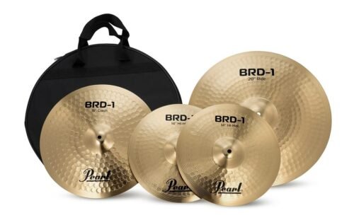 Pearl, Cymbal, 14" Hihat (36cm) + 16" Crash (41cm) + 20" Ride(51cm) BRD-1