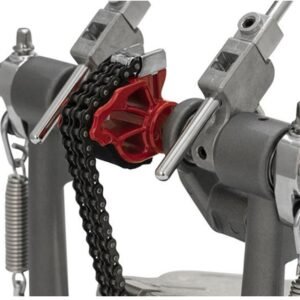 Pearl Double Bass Drum Pedal, Complete Set P-1032R -Red (3) Pearl Double Bass Drum Pedal, Complete Set P-1032R -Red