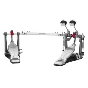 Pearl Double Bass Drum Pedal, Complete Set P-1032R -Red (6) Pearl Double Bass Drum Pedal, Complete Set P-1032R -Red